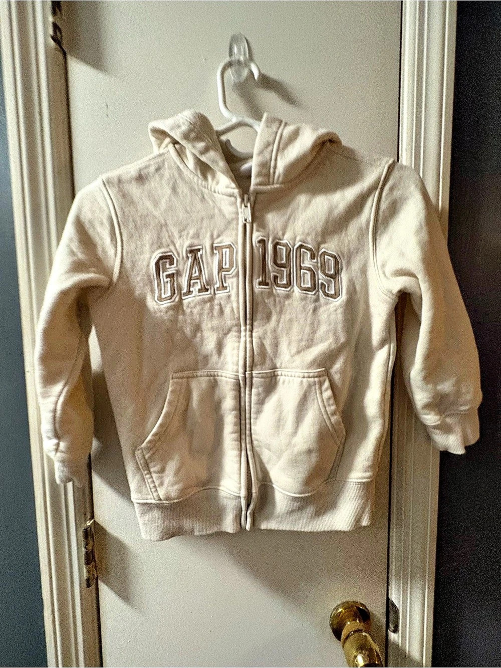 Gap Kids Logo Zip Hoodie Size Small